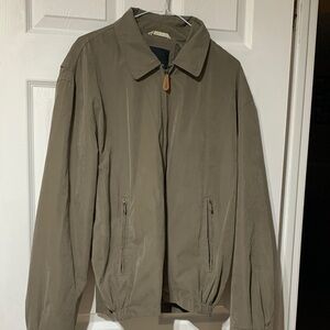 London Fog Men's Olive Lightweight Golf Jacket